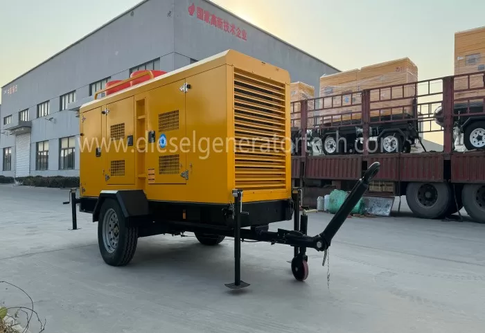 Dingbo Trailer Type Genset with Lighting and Drainage Functions