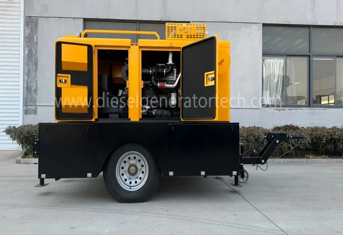 Dingbo Trailer Type Genset with Lighting and Drainage Functions