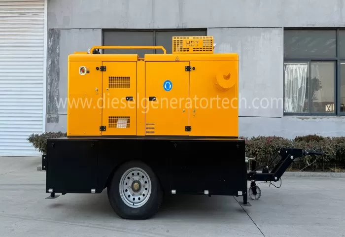 Dingbo Trailer Type Genset with Lighting and Drainage Functions