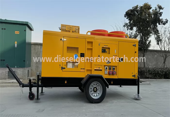 Mobile Lighting Tower Soundproof Genset Irrigation Drainage Water Pumps